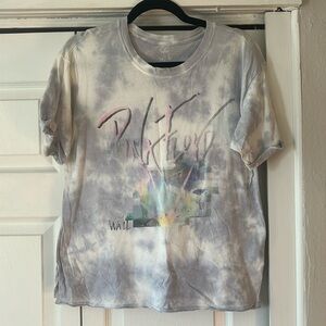 Worn American eagle Pink Floyd tie dye top